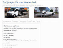 Tablet Screenshot of oprijwagen.nl